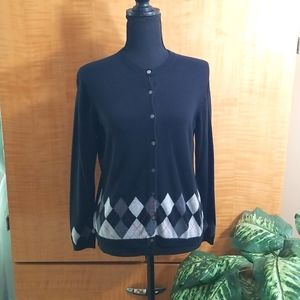 Charter Club med  black, light & dark gray.